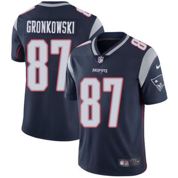 Mens Youths Kids Womens Rob Gronkowski Navy Vapor Stitched Jersey